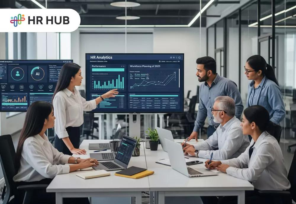 Equipo analizando indicadores de Recursos Humanos